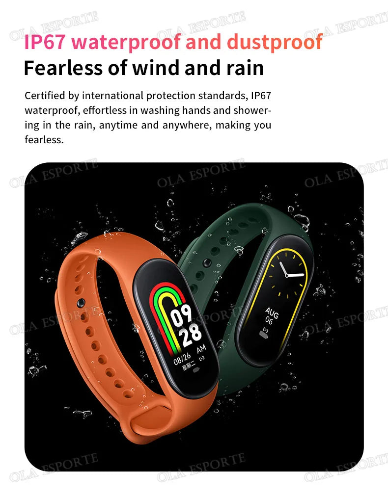 Reloj inteligente deportivo con control de música, pulsera de actividad física y calorías...