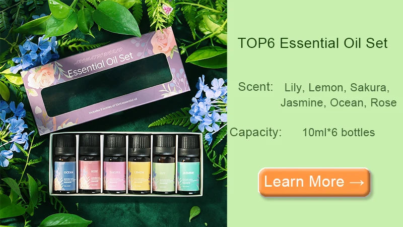 Difusor de Aromas con Llama Realista