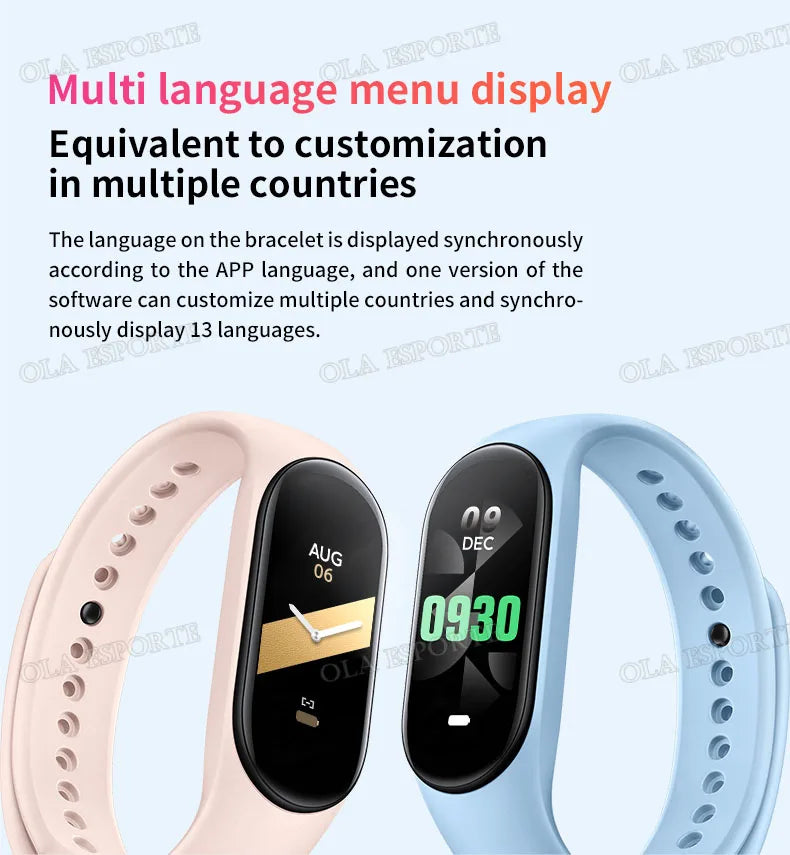 Reloj inteligente deportivo con control de música, pulsera de actividad física y calorías...