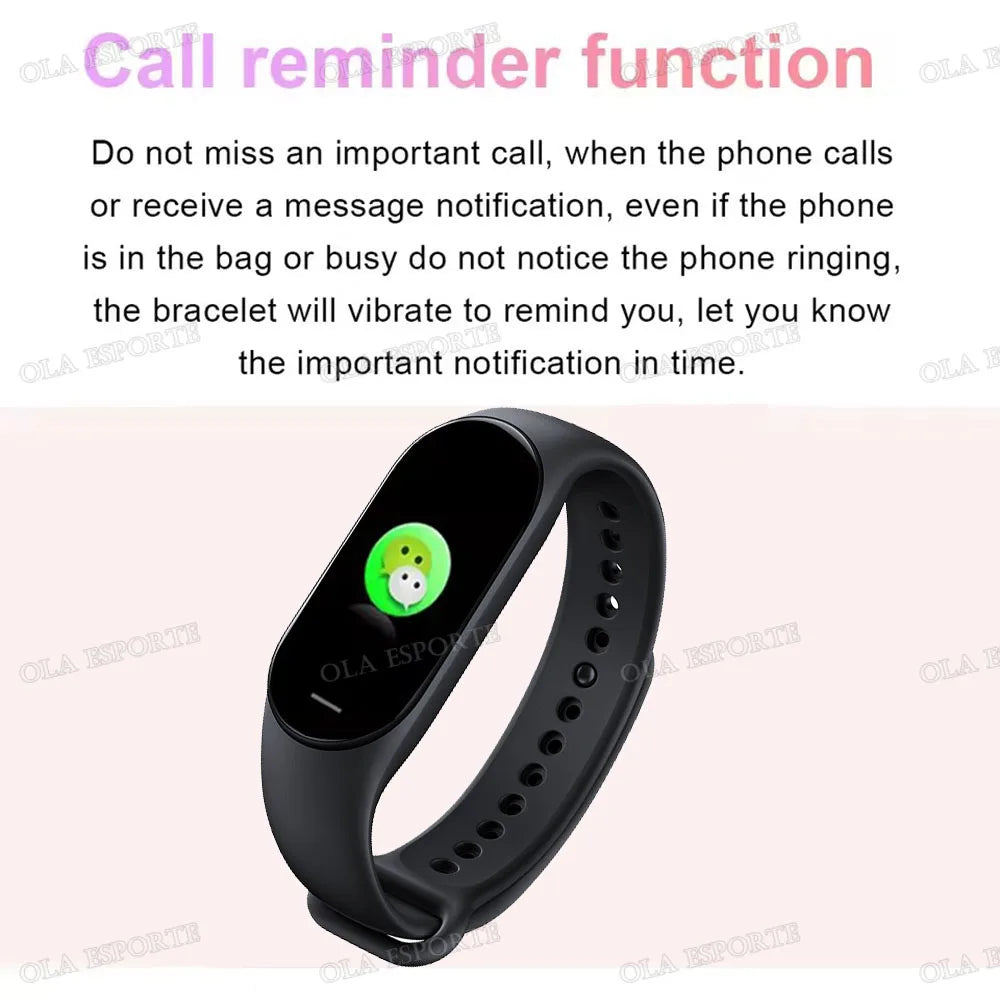 Reloj inteligente deportivo con control de música, pulsera de actividad física y calorías...