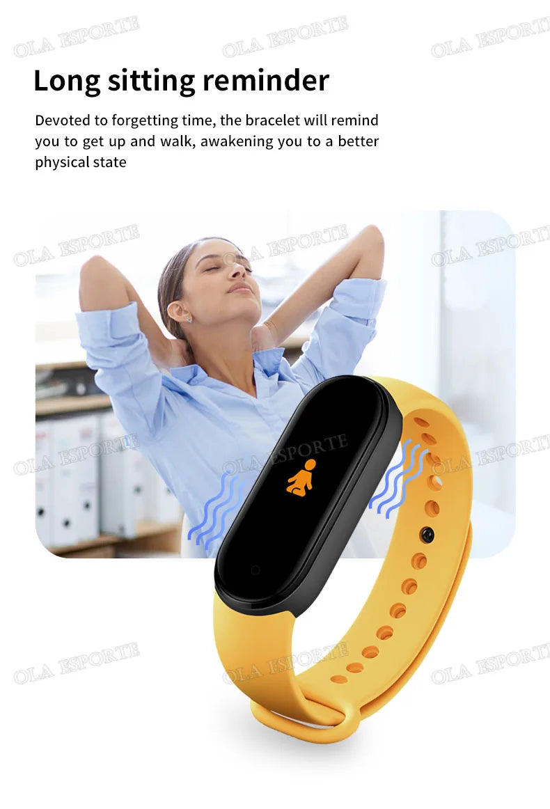 Reloj inteligente deportivo con control de música, pulsera de actividad física y calorías...